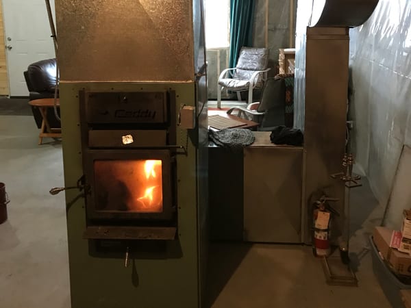 A furnace in need of heating installation service in Williams Lake